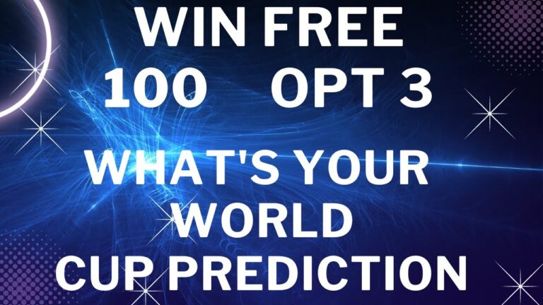 IM GIVING AWAY 100 OPT 3 TOKENS/ WHO IS GONNA WIN WORLD CUP ? DEFI PROJECT’S REVIEW