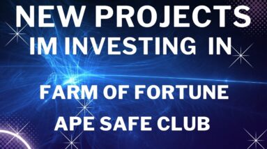 2 NEW PLATFORMS IM GETTING IN / FARM OF FORTUNE EARN 2% PER DAY / APE SAFE CLUB -NEW TOKEN - MINER