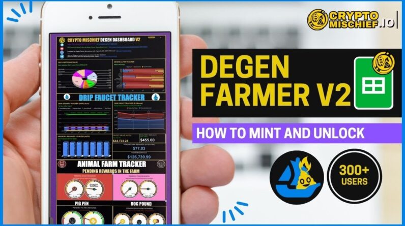 How to Mint and Unlock the DEGEN FARMER V2