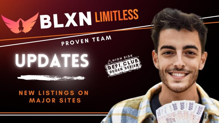 BLXN Limitless / UPDATE / Contract Balance Holding /New Listings on Major Sites