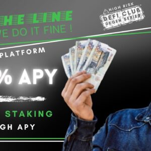 The Line  / NFT Staking / Up to 500% APY / DeFi Club Degen Series /Passive Income