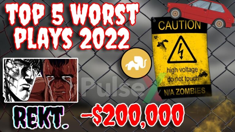 MY TOP 5 WORST PLAYS OF 2022 – (-$200000) TOYOTA COROLLA EDITION