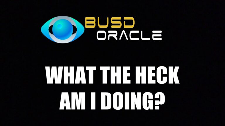 BUSD Oracle: What The Heck Am I Doing?!?!?