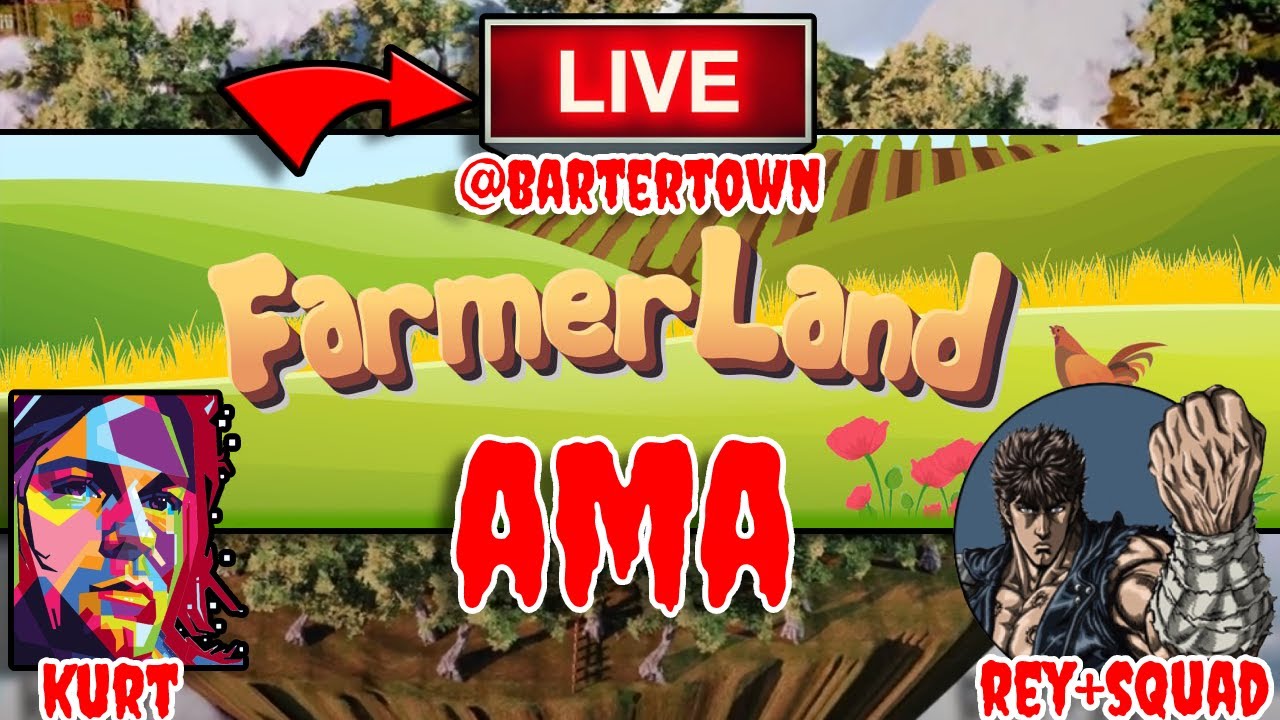 FARMERLAND LIVE AMA WITH KURT ( POLYWANTSACRACKER + ) OPEN Q&A AT BARTERTOWN