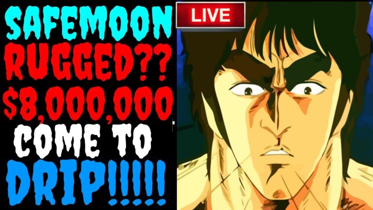 BREAKING ! SAFEMOON RUGGED? 😡 $8000000 | COME TO DRIP NETWORK !!