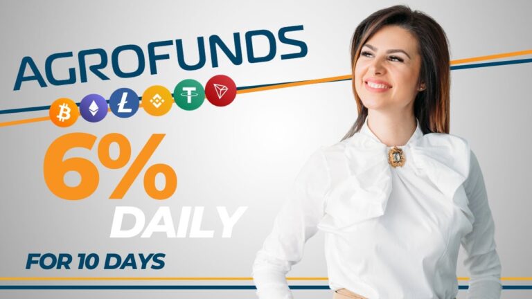 Earn Bitcoin with Agrofunds – Running for 429 Days, Offering 6-10% Daily Returns