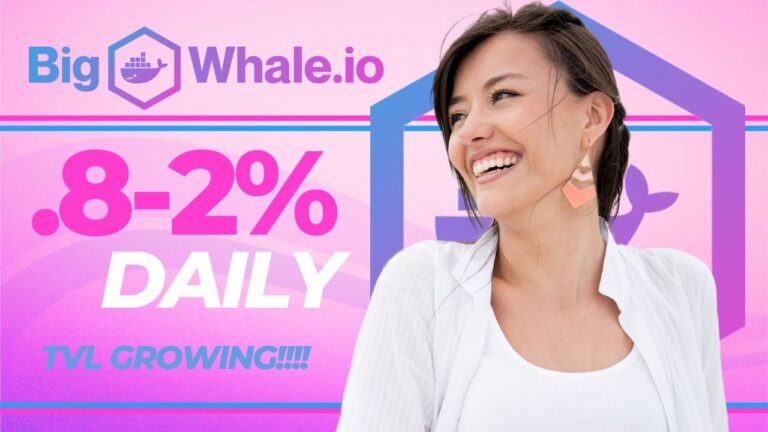 BigWhale.io: Generating Passive Income with Crypto Staking – Payout Since March! (1.9 Million TVL)