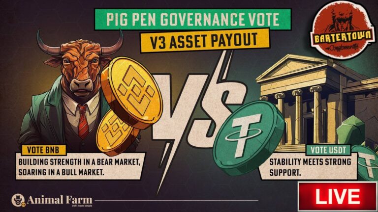 Cast Your Vote: Animal Farm BNB vs USDT Pigs Will Fly! AMA Recap | DRIP Network