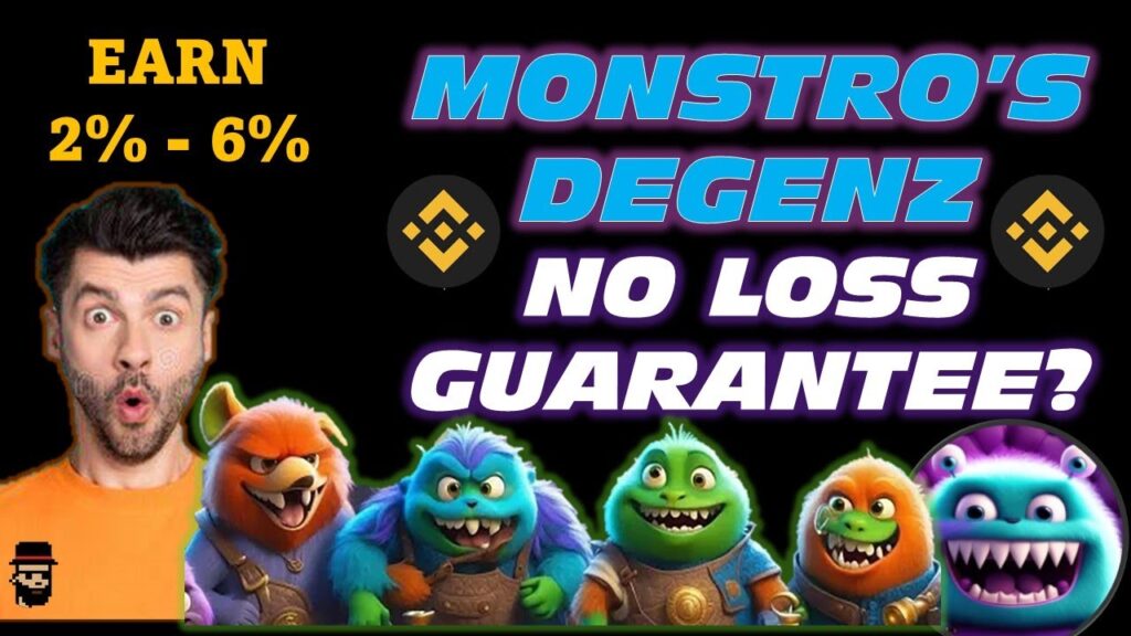Monstro's Degenz 2% - 6% ROI Dapp | No Loss Guarantee |