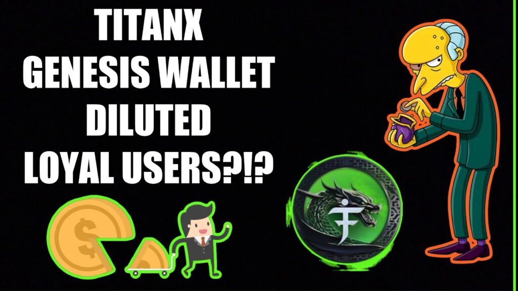 TITANX GENESIS WALLET DILUTES STAKERS? MINERS NOW ALL TIME LOW?