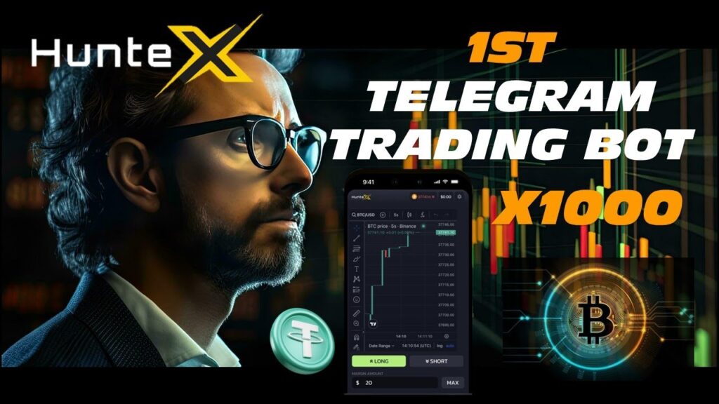 Huntex 1st Telegram Futures Trading Bot | I Made $300 in Five Seconds |