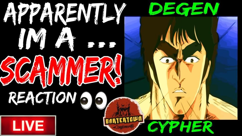 Apparently I'M A SCAMMER! (REACTION)  @CryptoGainsChannel #degencypher