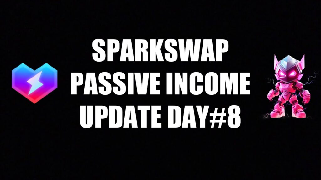 SparkSwap Passive Income Strategy Day #8 - #Pulsechain