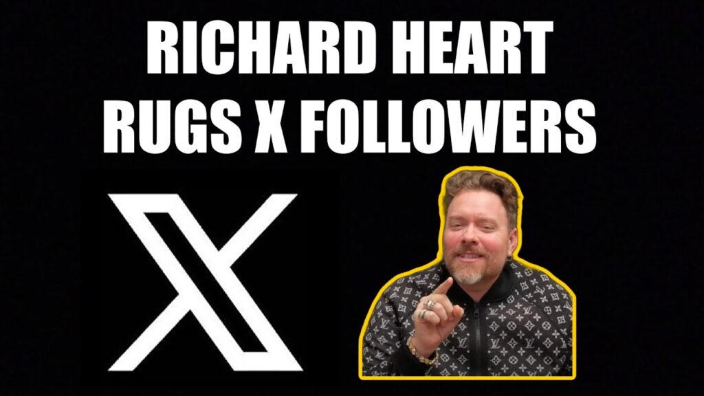 Richard Heart Rugs His X Followers!!!