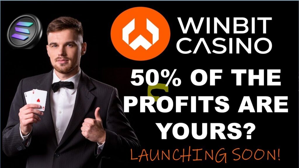 WINBIT Solana CASINO 50% Profits sharing & Staking